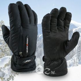 Men's Thermal High Quality Ski Snowboard Gloves - Windproof Cold Weather Driving Work Gloves with Touchscreen Control