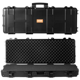 Rifle Case, Rifle Hard Case with 3 Layers Fully-protective Foams, 42 inch lockable Hard Gun Case with Wheels, IP67 Waterproof & Crushproof