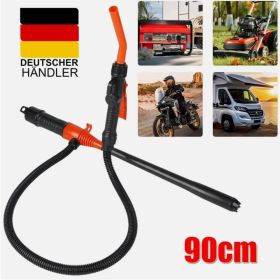 Portable Electric Oil Pump - Equipped with a 90cm flexible hose, making it easy to fill liquids from high cans, barrels