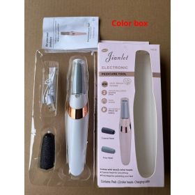 Electric Foot Grinder Foot Peeling Machine Foot Repair Tool (Option: Color box white)
