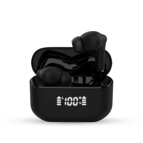 Naztech Xpods ANC Active Noise Cancelling True Wireless Earbuds with Wireless Charging Case (Color: Black)